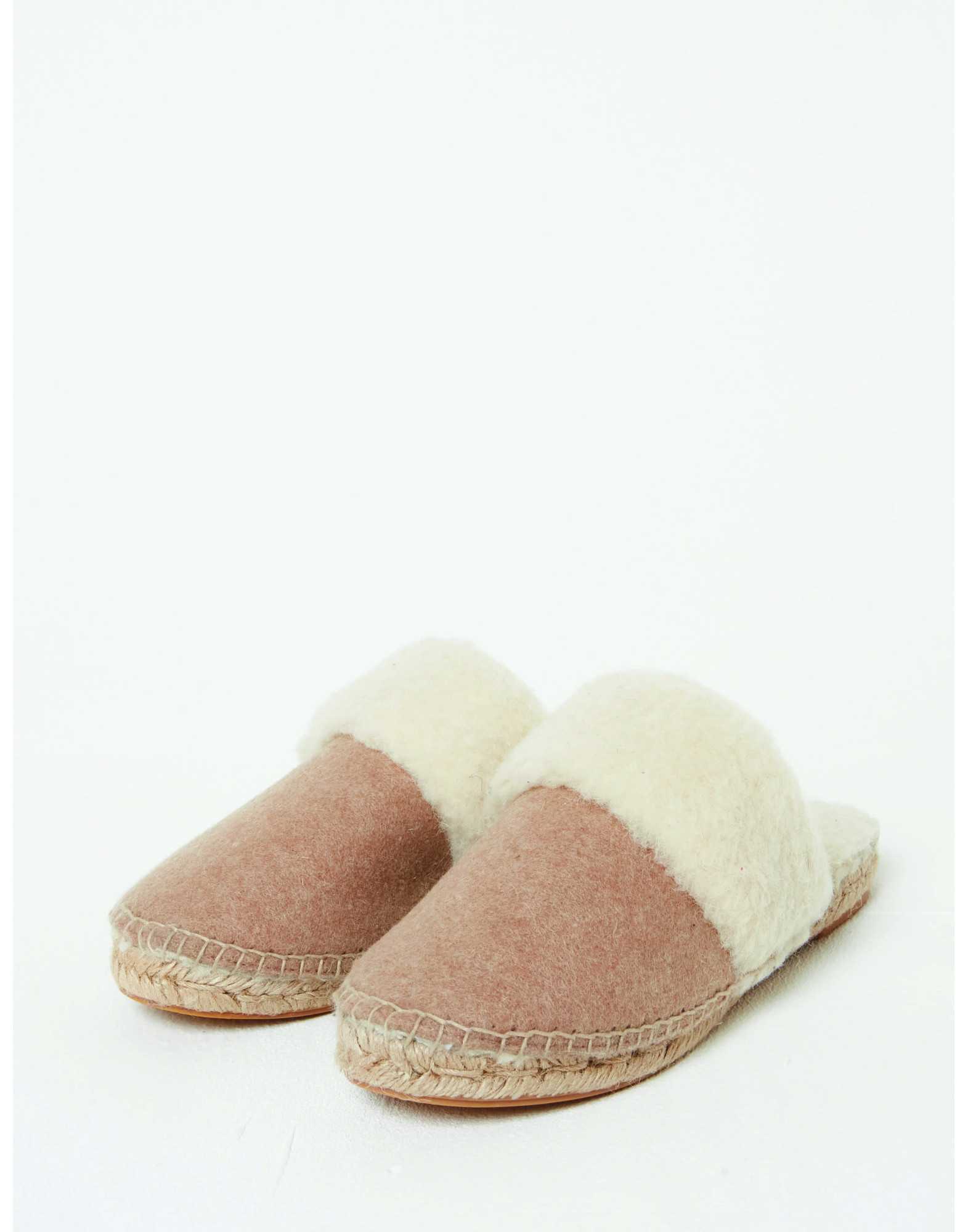 Wool Mules ESSENTIEL H98A Silver Lingerie Le Chat