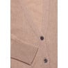 Buttoned cardigan100% CASHMERE Camel