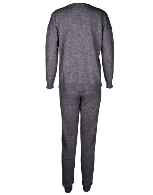 Ensemble homewear 100% CACHEMIRE Gris anthracite