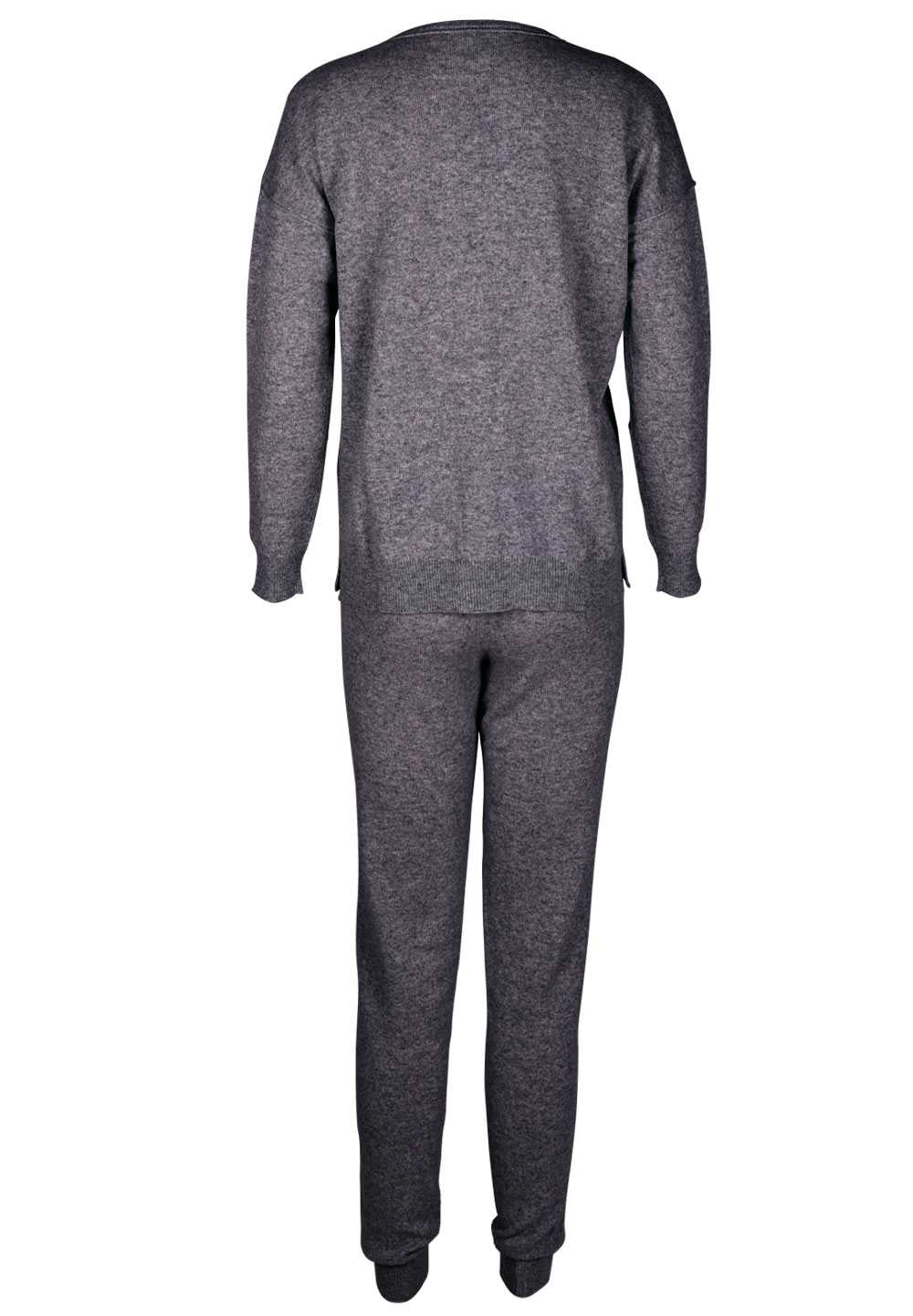 Ensemble homewear 100% CACHEMIRE Gris anthracite