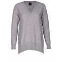 100% CASHMERE CARDIGAN dark grey