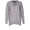 Pull 100% CACHEMIRE Gris chiné