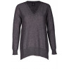 Pull 100% CACHEMIRE Gris anthracite