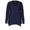 Sweater 100% CASHMERE Navy blue