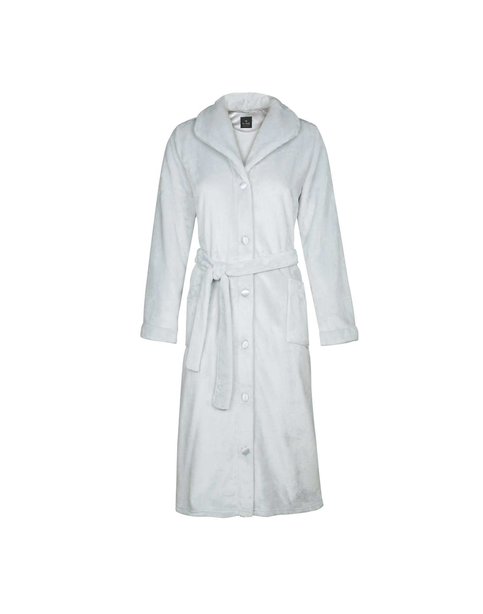 Button down store dressing gown