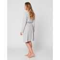 ESSENTIEL E61A terry cloth wrap-over dressing gown