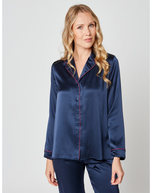 Pyjama soie 206 Marine