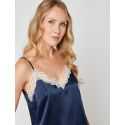 Silk camisole 230 Navy Blue