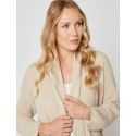 Shawl-collar jacket CACHE 007 in camel  - Lingerie le Chat