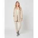 Shawl-collar jacket CACHE 007 in camel  - Lingerie le Chat