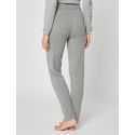 Cashemere straight-leg trousers CACHE 003 in grey fleck - Lingerie le Chat