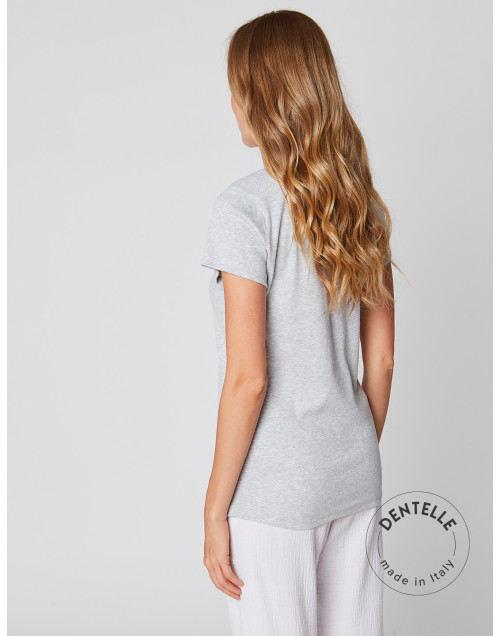 Tee-shirt • Essentiel E31A • Gris chiné