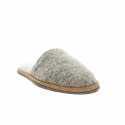 Eco-friendly ash-gray slippers