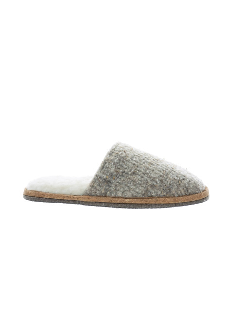 Eco-friendly ash-gray slippers