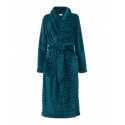 Peacock blue ESSENTIEL H64A bathrobe | Lingerie le Chat