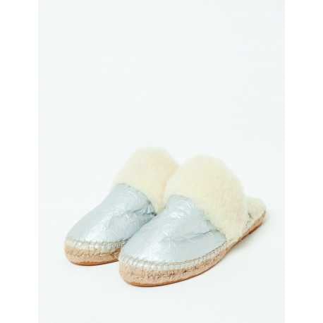 Wool mules ESSENTIEL H98A silver