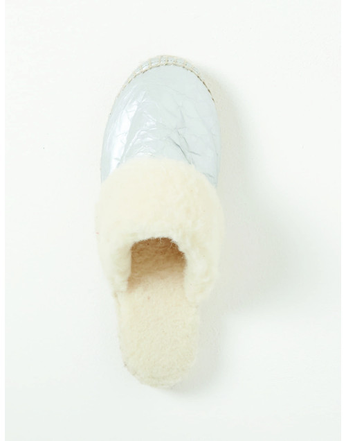 Wool mules ESSENTIEL H98A silver