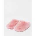 Fleece mules ESSENTIEL H97A pink | Lingerie le Chat