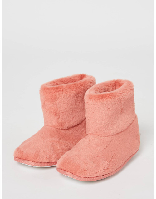 Chaussons boots en peluche ESSENTIEL H99A muscade