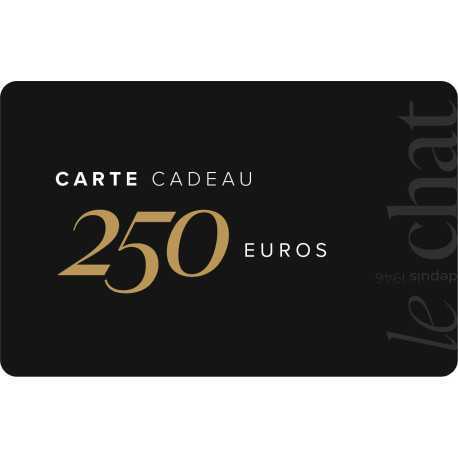 CARTE CADEAU DE 250€