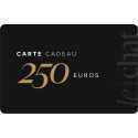 CARTE CADEAU DE 250€