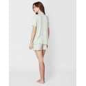 Short cotton pyjamas FANCY 500 in mint