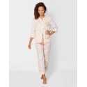 Cropped viscose pyjamas FANCY 506, multi-colour