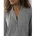 Cotton-modal nightshirt LES INTEMPORELLES A05 grey fleck