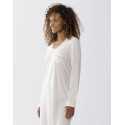 Cotton-modal nightshirt LES INTEMPORELLES A01 ecru