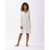 Cotton-modal nightshirt LES INTEMPORELLES A01 ecru