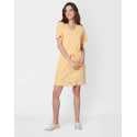 Zip-front terry-cloth dress CASSANDRE 543 honey