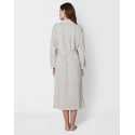 Terry-cloth bathrobe CASSANDRE 560 grey