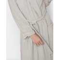 Terry-cloth bathrobe CASSANDRE 560 grey