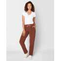 Pantalon en bouclette éponge CASSANDRE 580 choco