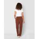 Pantalon en bouclette éponge CASSANDRE 580 choco