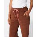 Pantalon en bouclette éponge CASSANDRE 580 choco