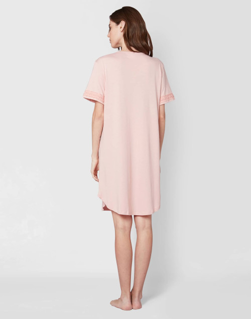 Chemise de nuit en coton modal CASAMANCE 501 rose