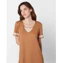 Chemise de nuit en coton modal CASAMANCE 501 caramel