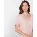 Pyjama pantacourt en coton modal CASAMANCE 502 rose