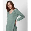 Patterned nightshirt in cotton elastane MORNING 501 bamboo