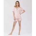 Pyjama short en coton FANCY 500 rose