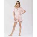 Short cotton pyjamas FANCY 500 in rose