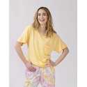 Pyjama 7/8° en coton-modal et viscose FANCY 502 miel