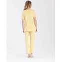 Pyjama pantacourt en coton-modal FANCY 512 miel