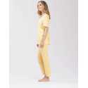 Pyjama pantacourt en coton-modal FANCY 512 miel