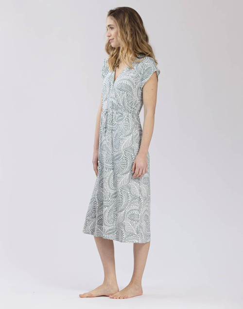 Robe en viscose imprimée COACHELLA 540 bambou