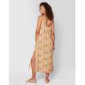 Long nightdress in patterned ECOVERO™ viscose AMARETTI 513 multicolour