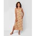 Long nightdress in patterned ECOVERO™ viscose AMARETTI 513 multicolour