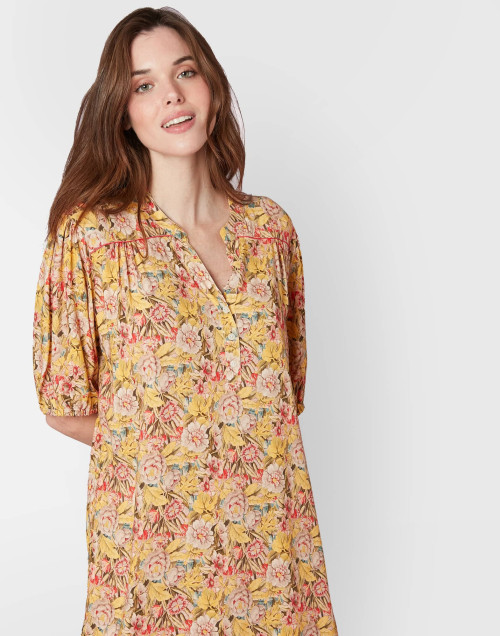 Chemise de nuit en viscose ECOVERO™ imprimée AMARETTI 501 multico