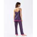 Camisole and trousers ALBA 604 100% viscose multicolour print